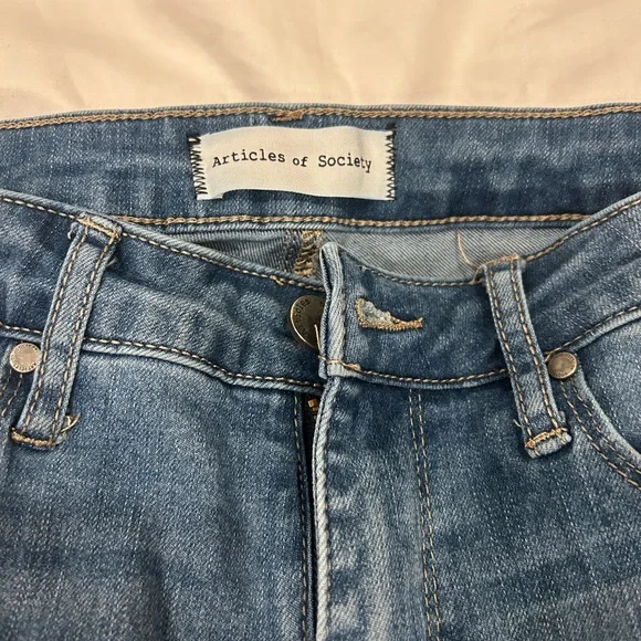 Articles Of Society Denim Blue Boot Cut Jeans, size 27 - Picture 4 of 8